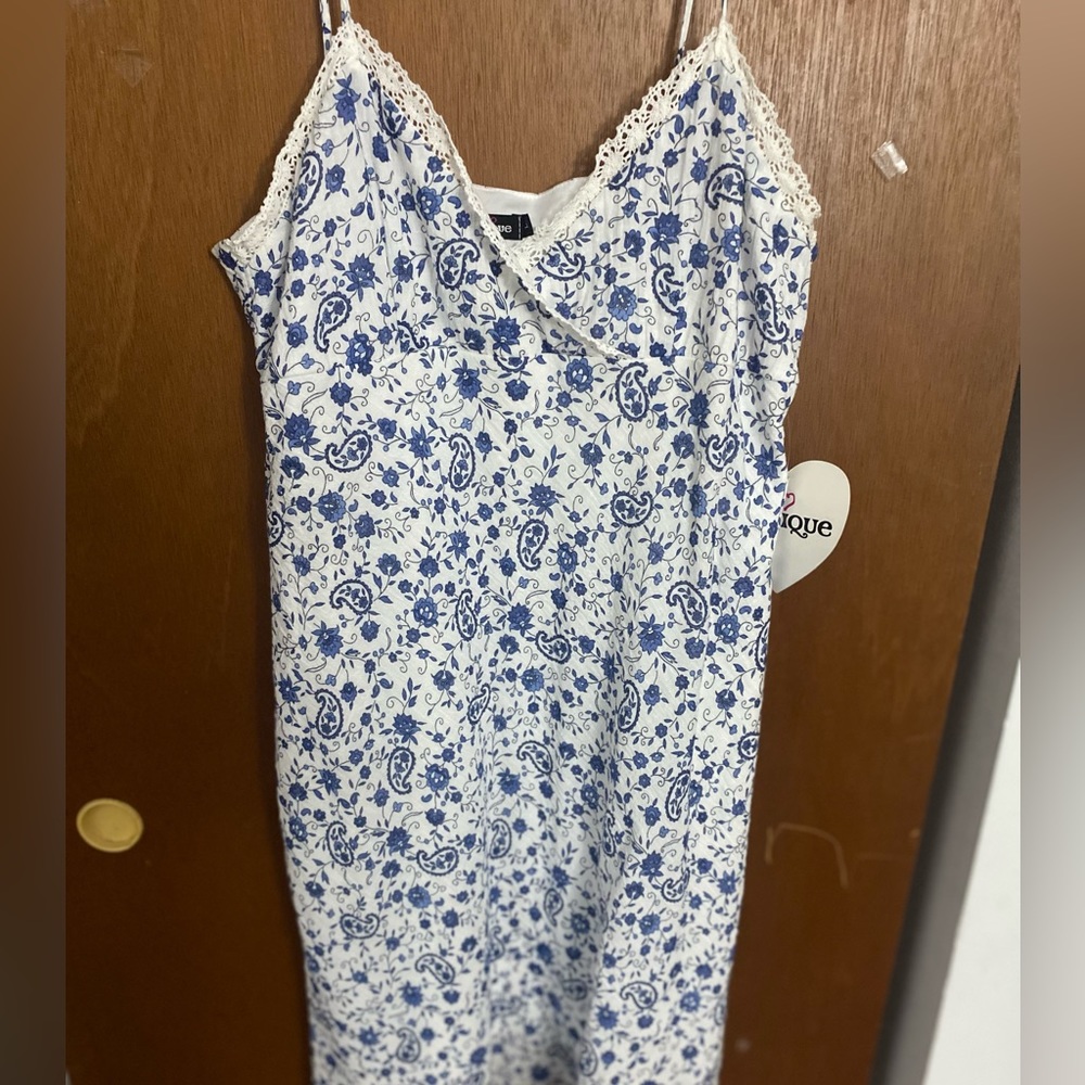 Womans V-Neck Dress